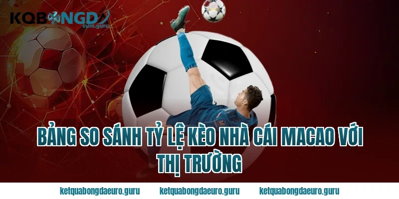Bảng so sánh tỷ lệ kèo nhà cái Macao với thị trường