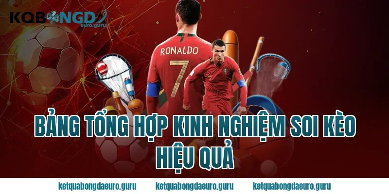 Bảng tổng hợp kinh nghiệm soi kèo hiệu quả