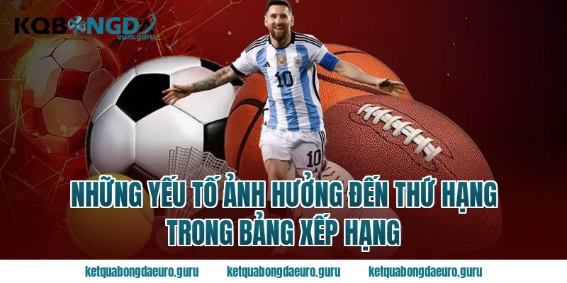 Những Yếu Tố Ảnh Hưởng Đến Thứ Hạng Trong Bảng Xếp Hạng